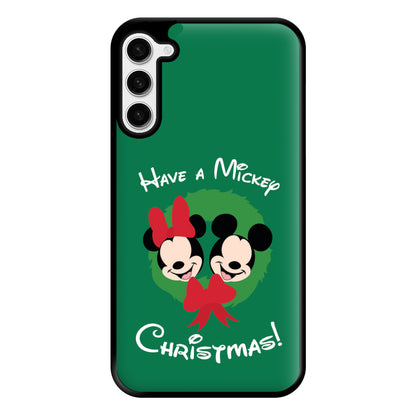 Have A Mickey Christmas Phone Case for Galaxy S23 Plus