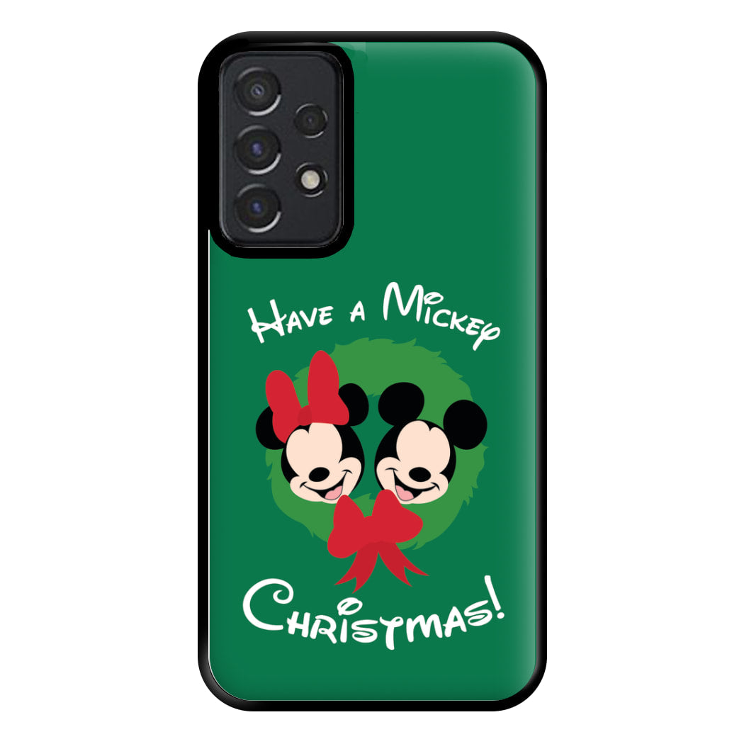 Have A Mickey Christmas Phone Case for Galaxy A52 / A52s