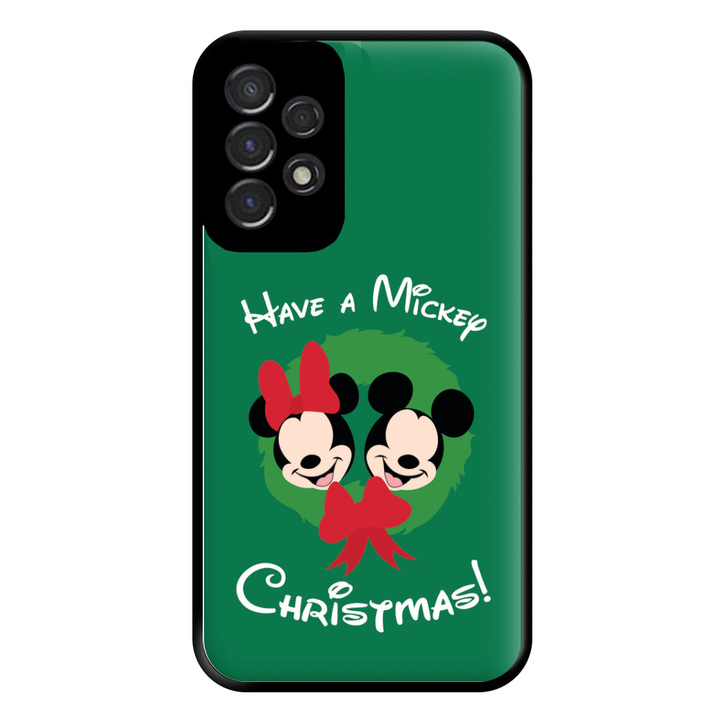 Have A Mickey Christmas Phone Case for Galaxy A53