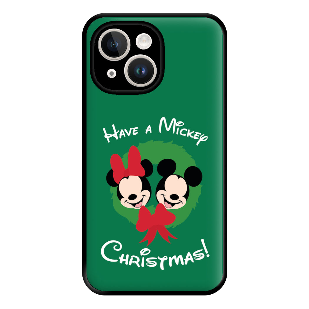 Have A Mickey Christmas Phone Case for iPhone 14 Plus