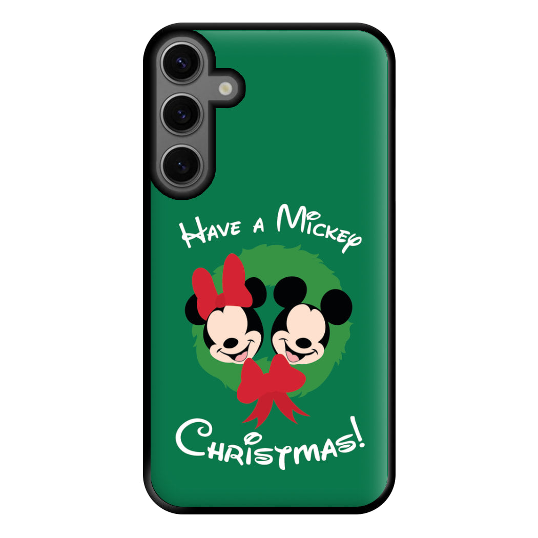 Have A Mickey Christmas Phone Case for Galaxy S23FE