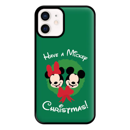 Have A Mickey Christmas Phone Case for iPhone 13 Mini