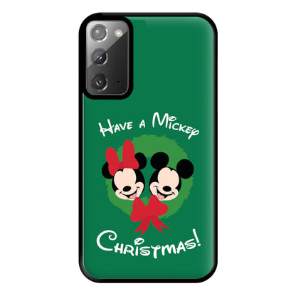 Have A Mickey Christmas Phone Case for Galaxy Note 20 Ultra