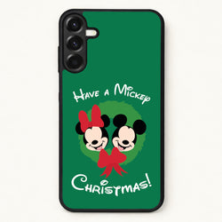 Have A Mickey Christmas Phone Case for Galaxy A57
