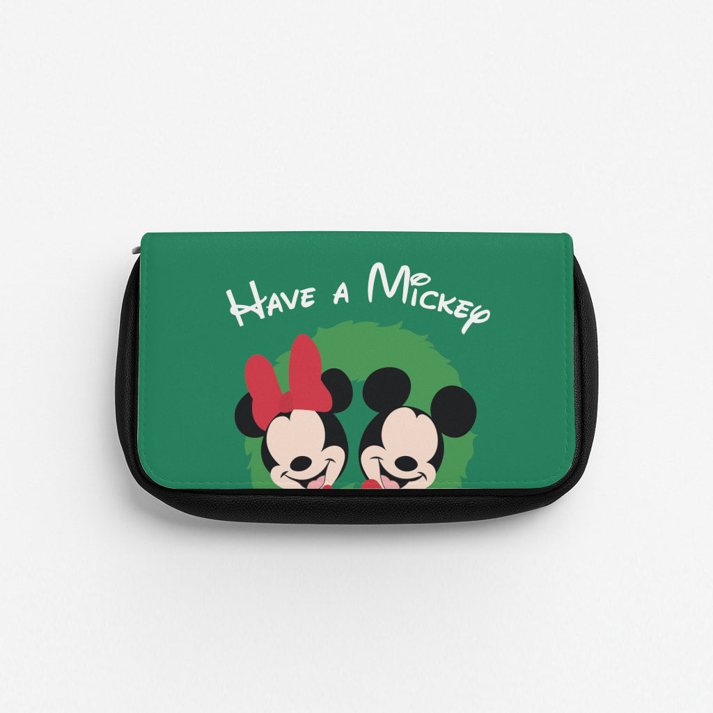 Have A Mickey Christmas Pencil Case
