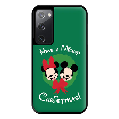 Have A Mickey Christmas Phone Case for Galaxy S20FE