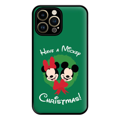 Have A Mickey Christmas Phone Case for iPhone 14 Pro Max