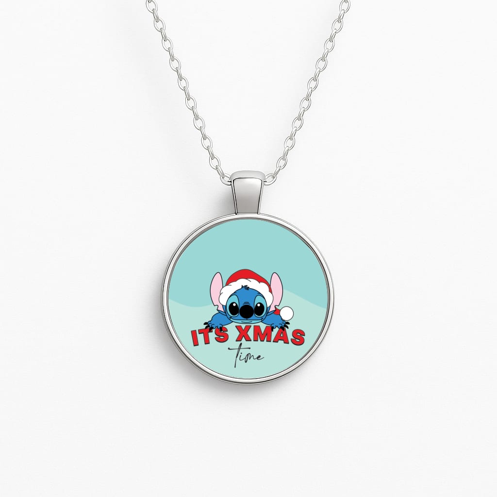 It's Xmas Time Circle Necklace