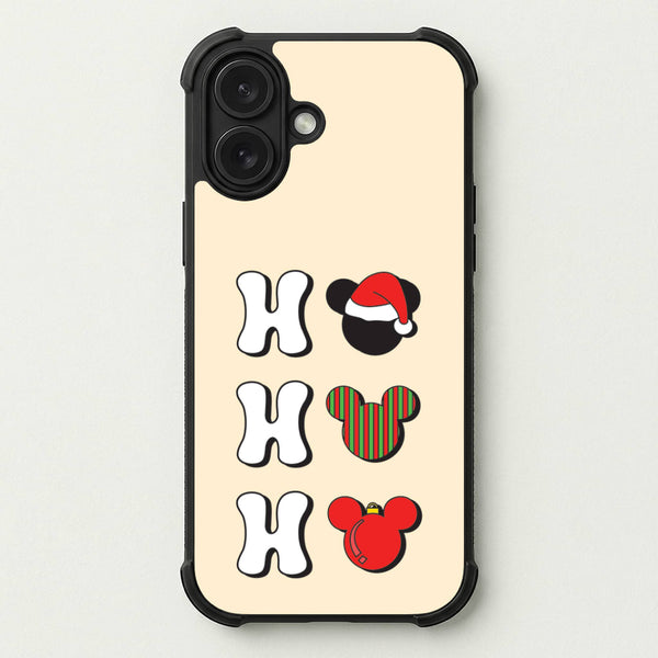 Ho Ho Ho Mickey Phone Case — Bumper case