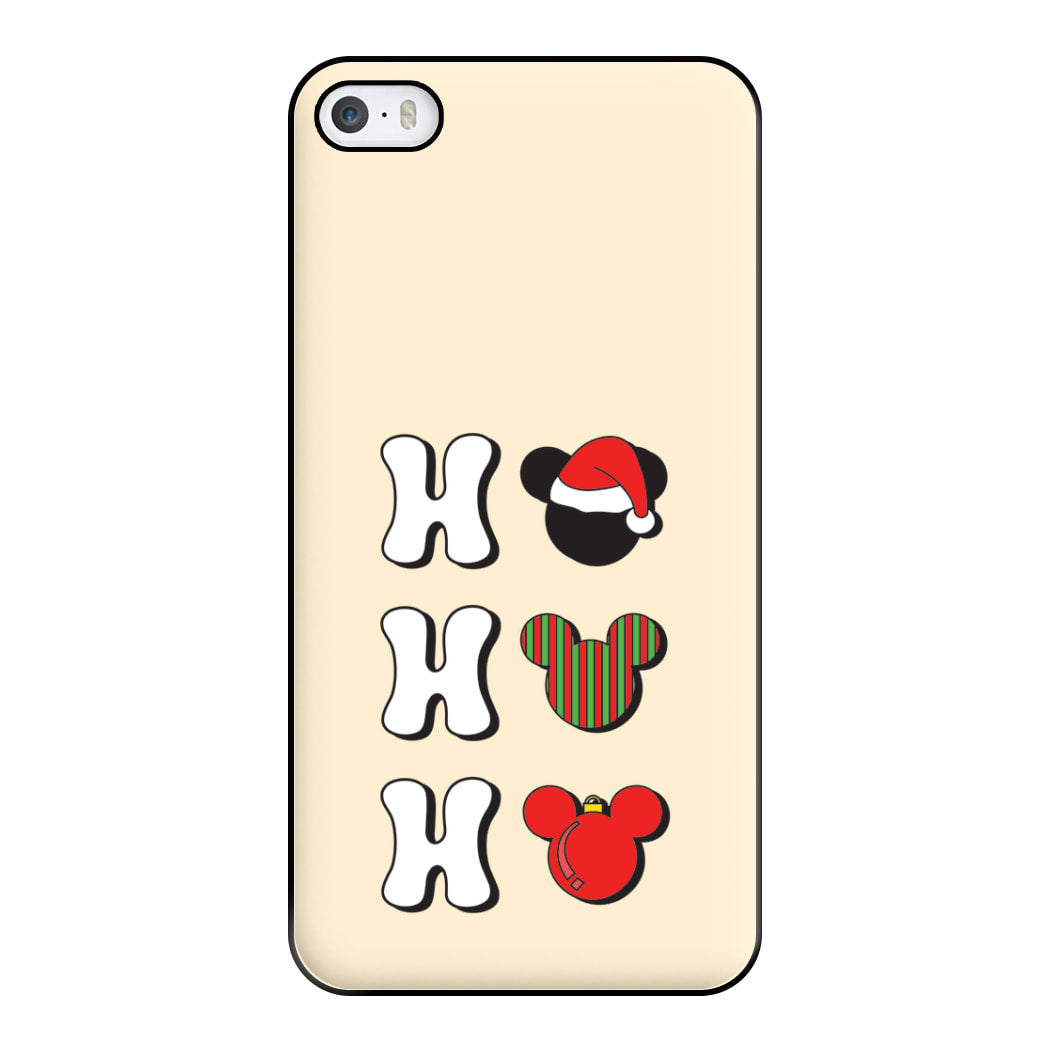 Ho Ho Ho Mickey Phone Case for iPhone 5 / 5s / SE 2016