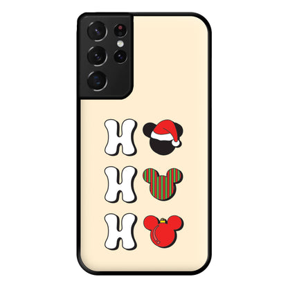 Ho Ho Ho Mickey Phone Case for Galaxy S21 Ultra