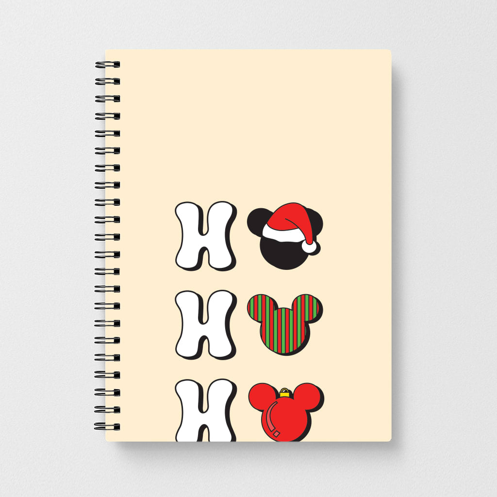 Ho Ho Ho Mickey Notebook