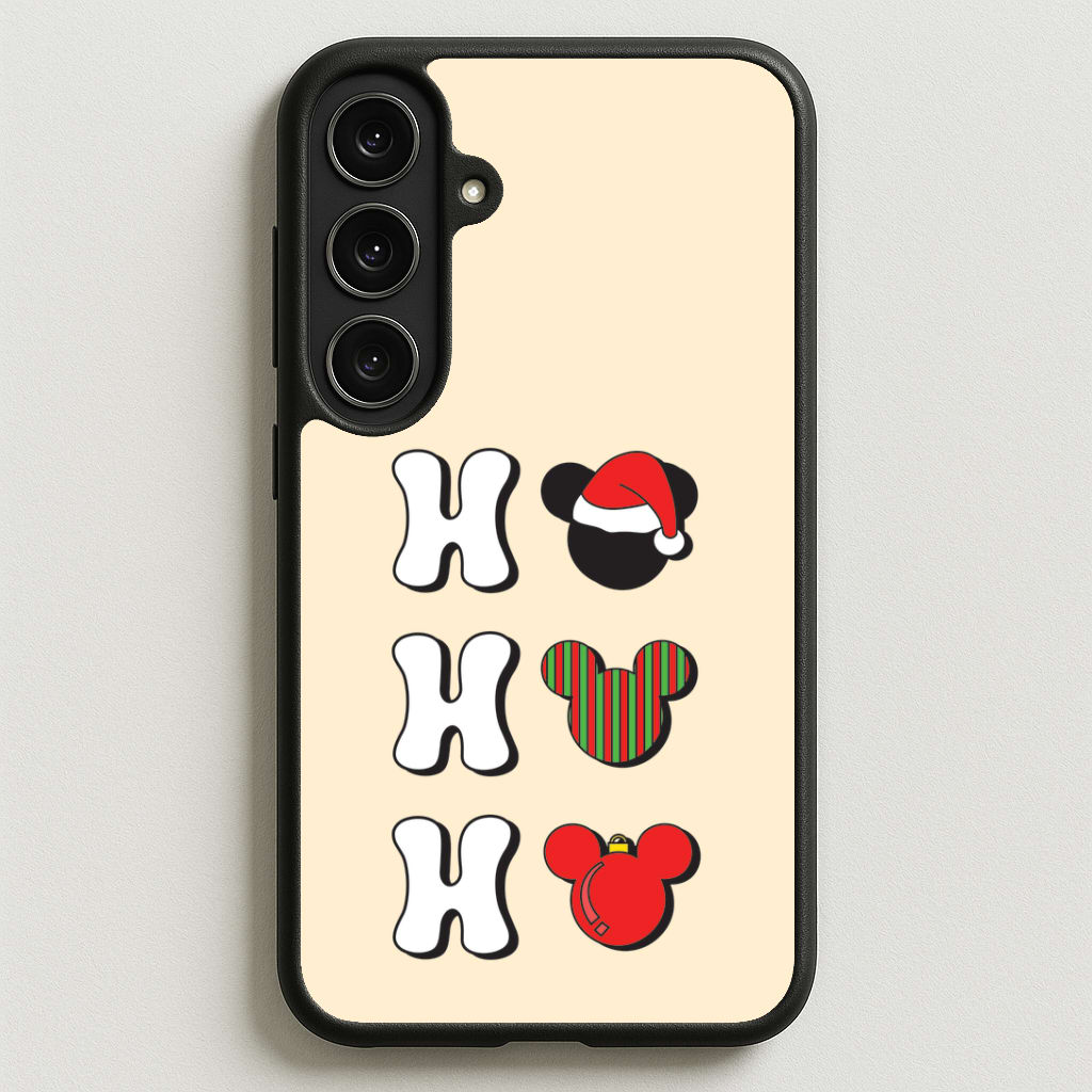 Ho Ho Ho Mickey Phone Case for Galaxy S25FE