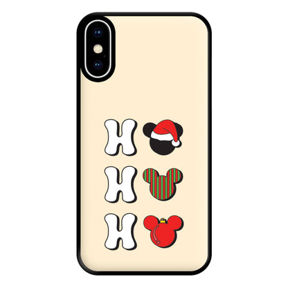 Ho Ho Ho Mickey Phone Case for iPhone XS Max