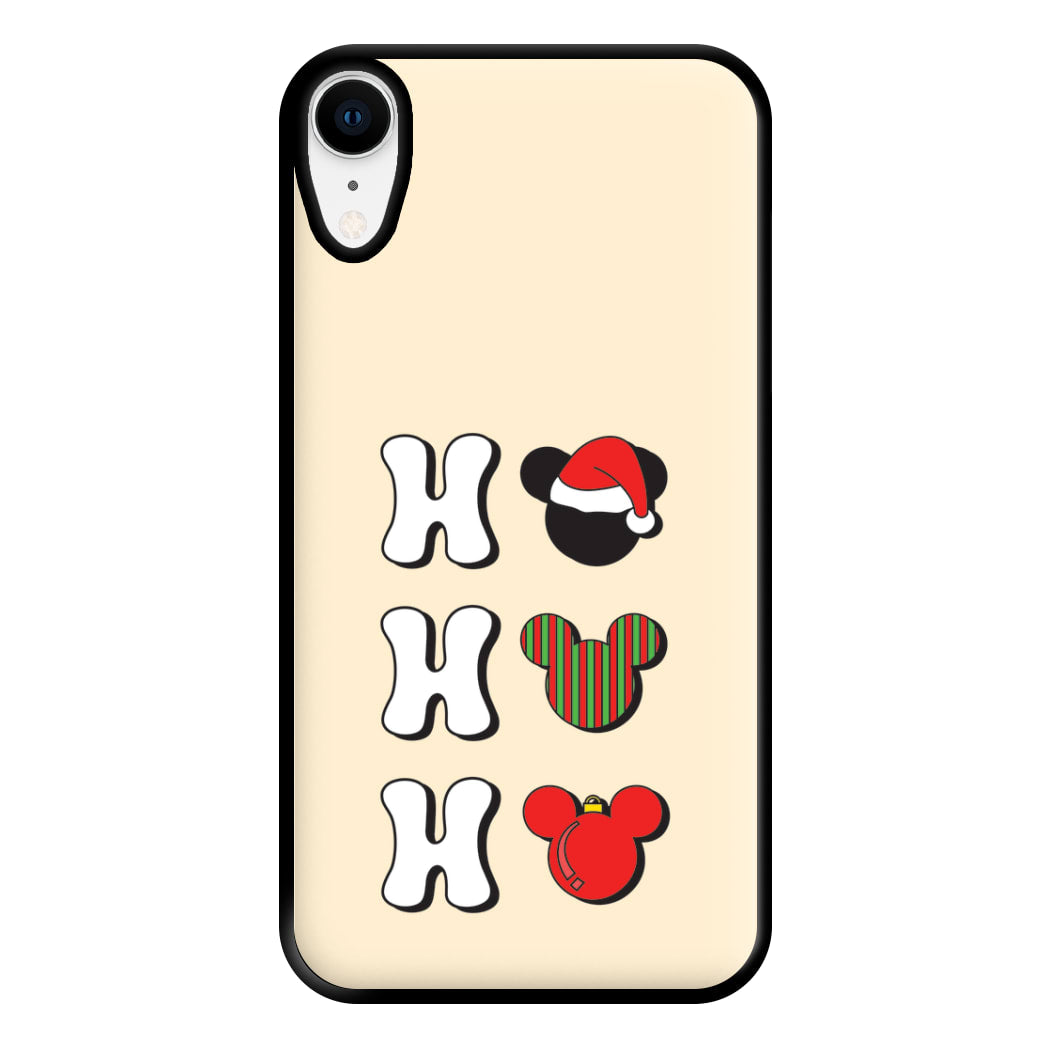 Ho Ho Ho Mickey Phone Case for iPhone XR