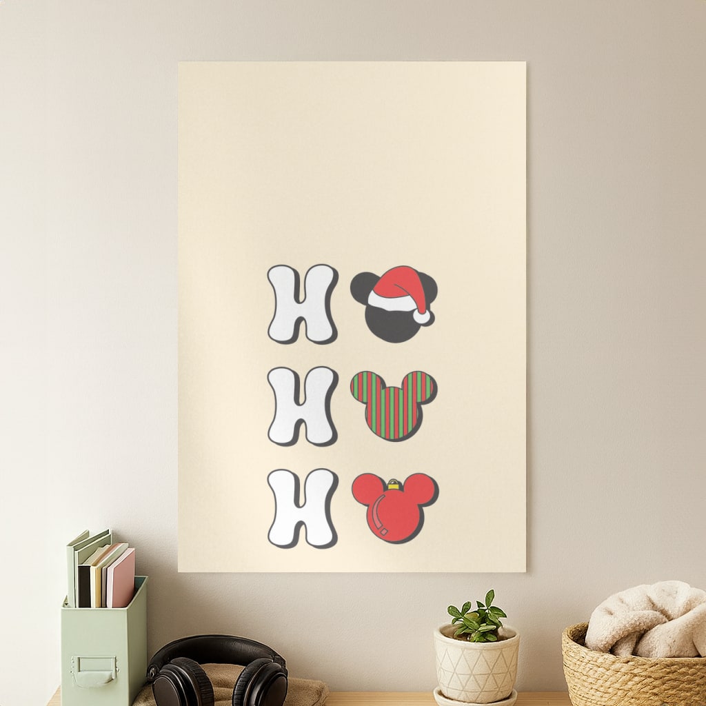 Ho Ho Ho Mickey Poster