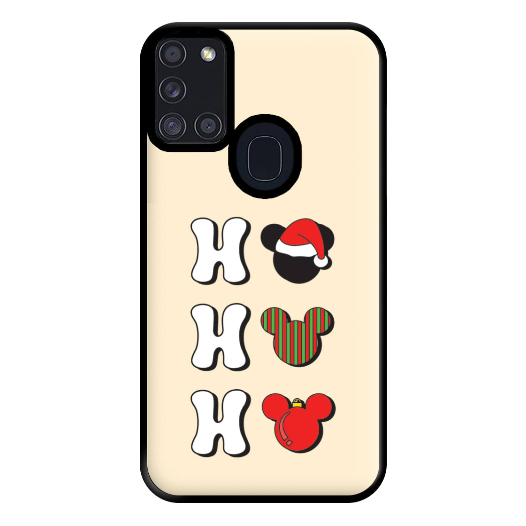 Ho Ho Ho Mickey Phone Case for Galaxy A21s