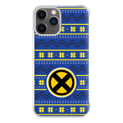 X Christmas Pattern Phone Case for iPhone 12 Pro Max