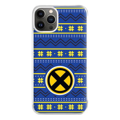 X Christmas Pattern Phone Case for iPhone 13