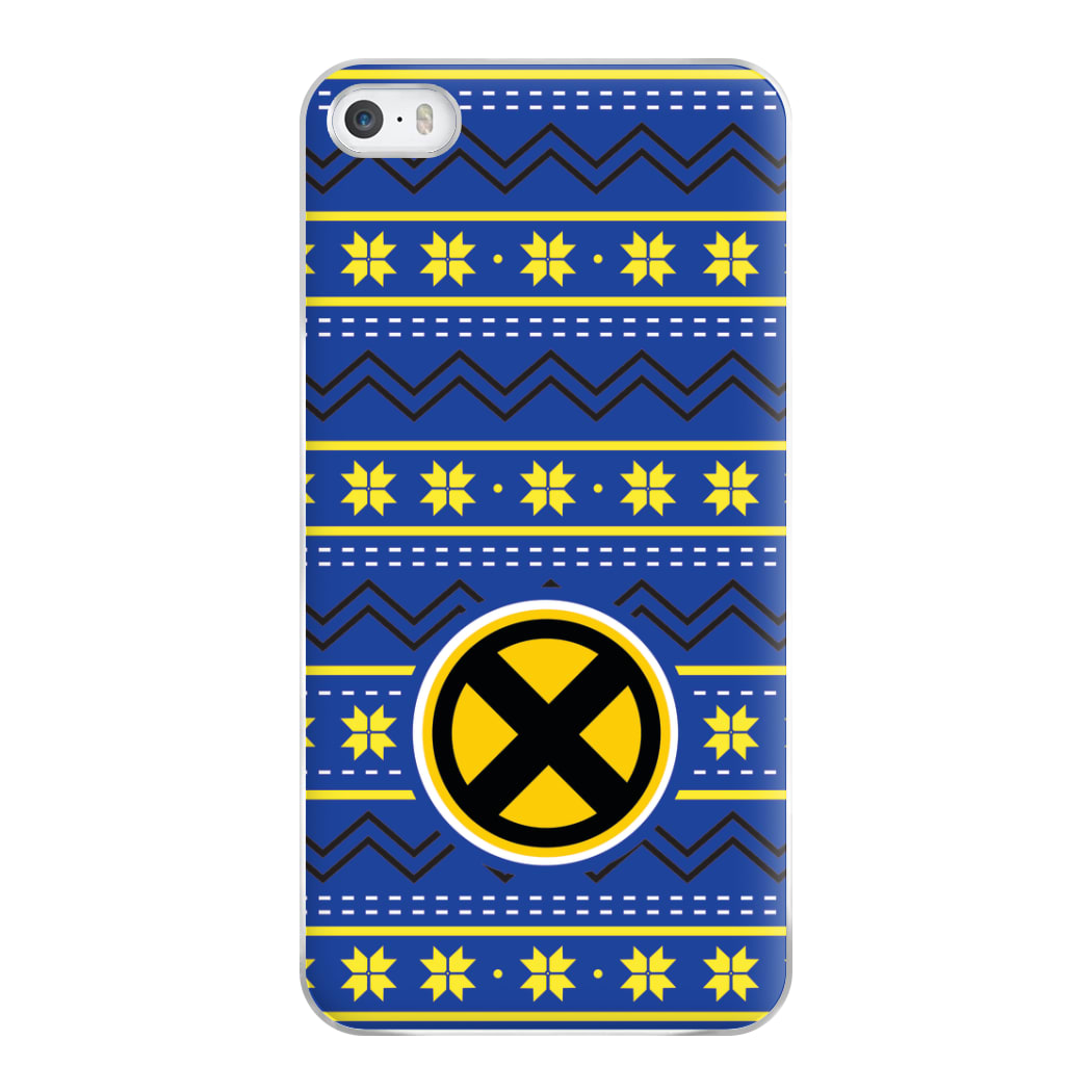 X Christmas Pattern Phone Case for iPhone 5 / 5s / SE 2016