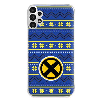 X Christmas Pattern Phone Case for Galaxy A13