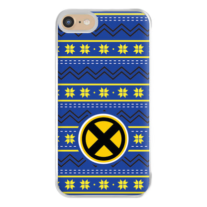 X Christmas Pattern Phone Case for iPhone 6 / 7 / 8 / SE