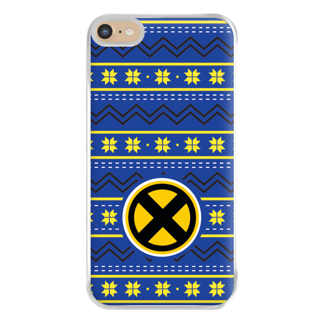 X Christmas Pattern Phone Case for iPhone 6 Plus / 7 Plus / 8 Plus