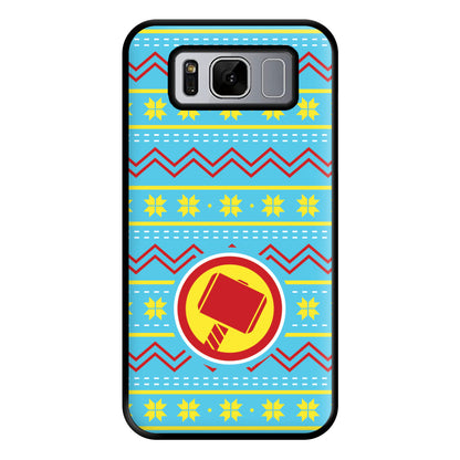 Hammer Christmas Pattern Phone Case for Galaxy S8 Plus