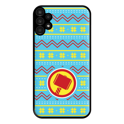 Hammer Christmas Pattern Phone Case for Galaxy A13