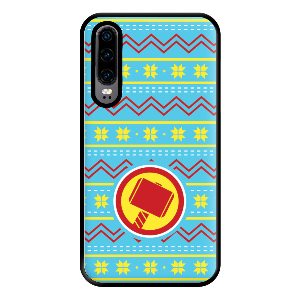 Hammer Christmas Pattern Phone Case for Huawei P30