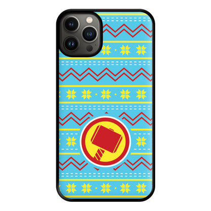 Hammer Christmas Pattern Phone Case for iPhone 13