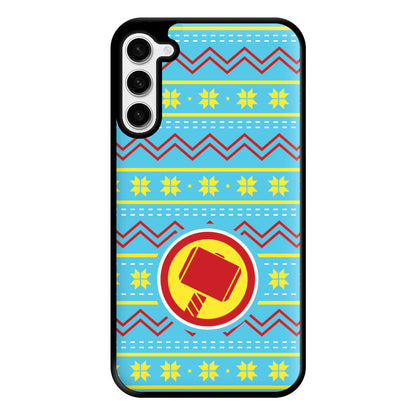 Hammer Christmas Pattern Phone Case for Galaxy S23 Plus