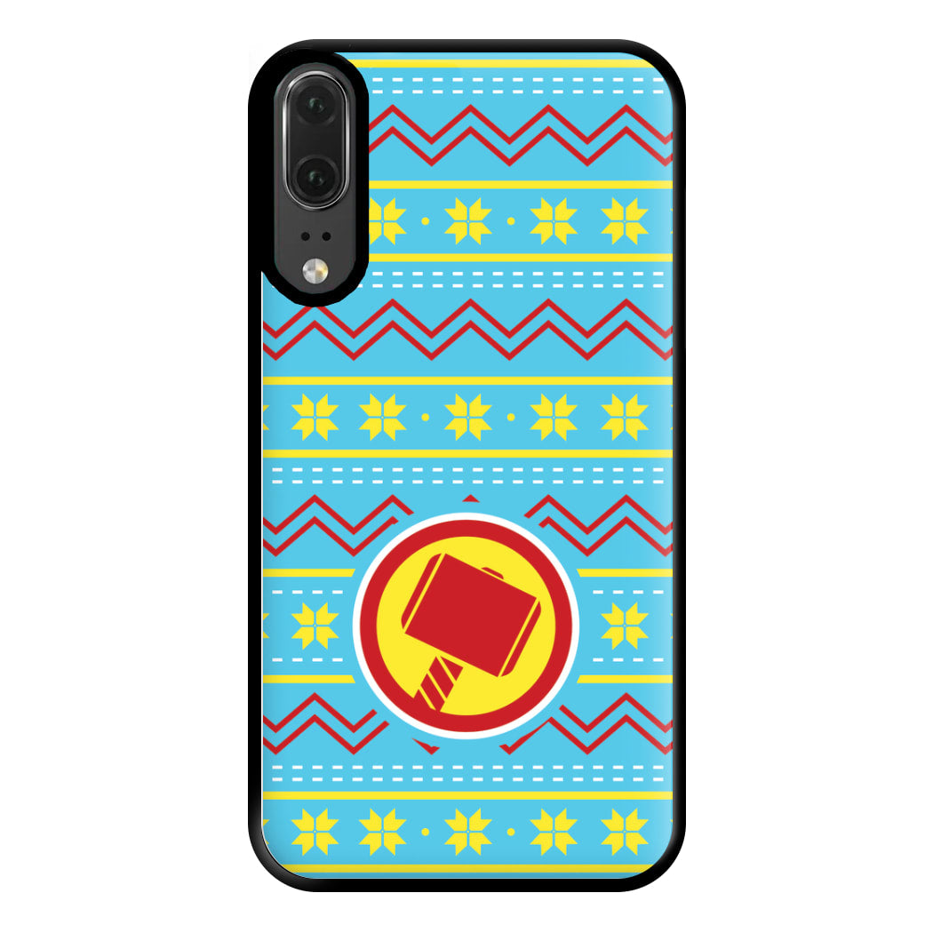 Hammer Christmas Pattern Phone Case for Huawei P20