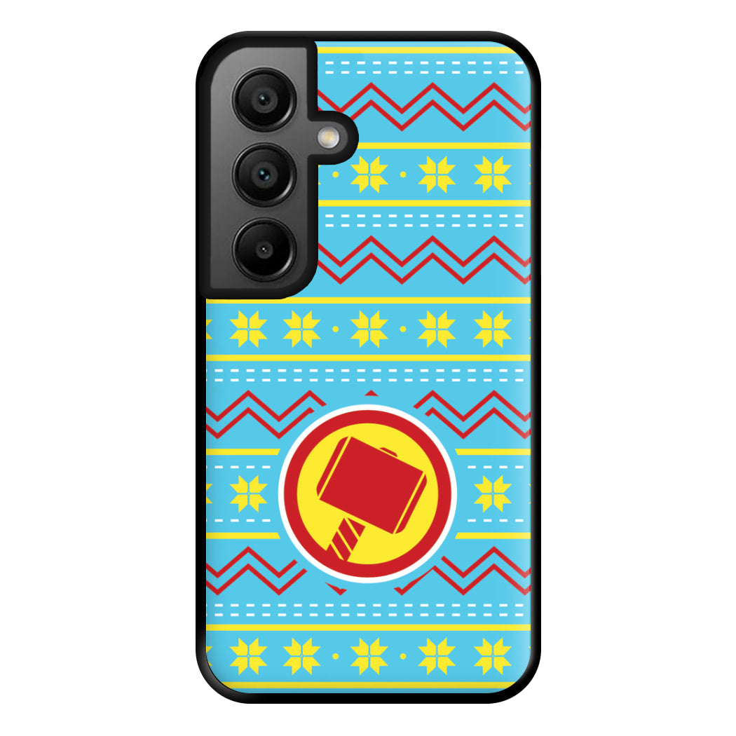 Hammer Christmas Pattern Phone Case for Google Pixel 8