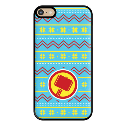 Hammer Christmas Pattern Phone Case for iPhone 6 Plus / 7 Plus / 8 Plus