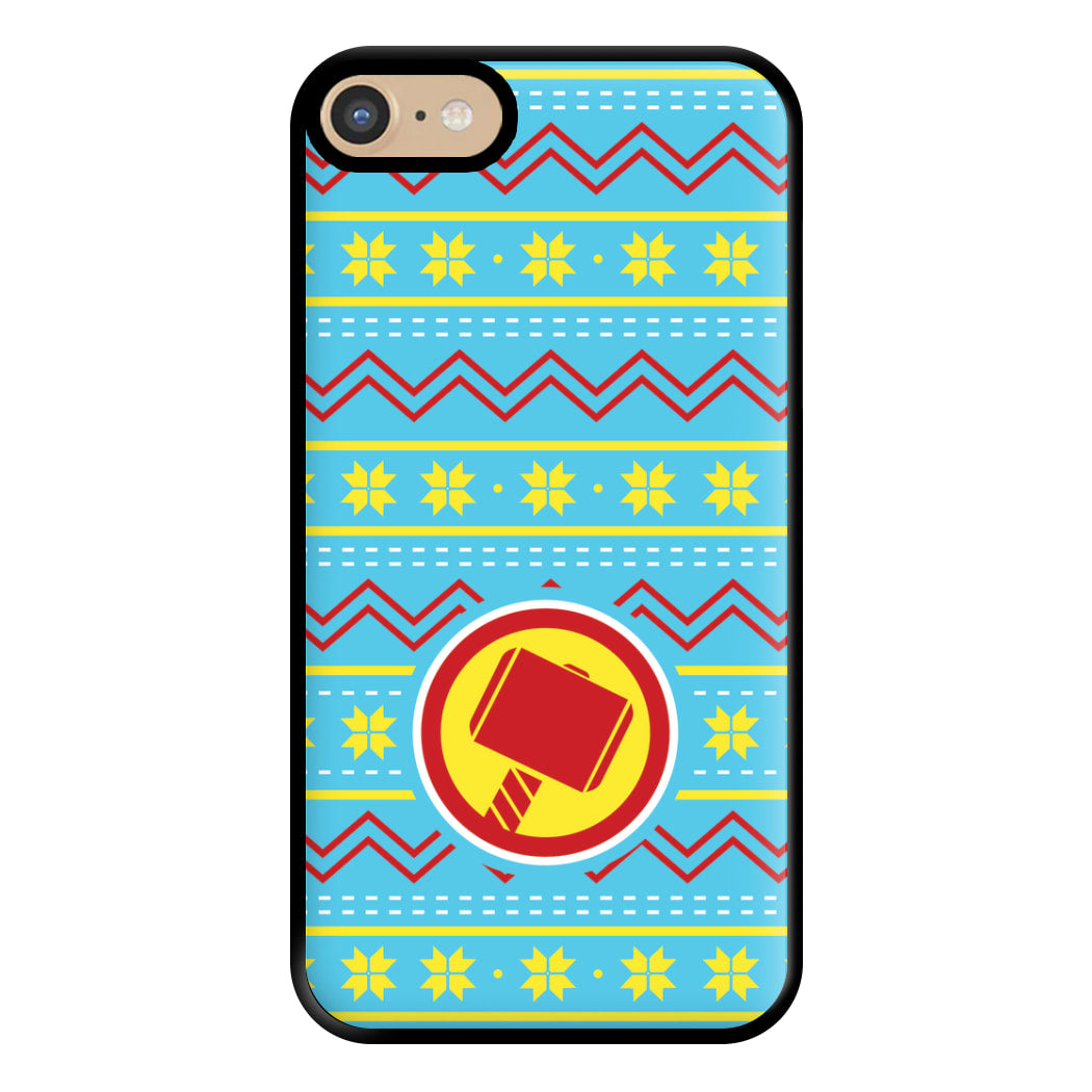 Hammer Christmas Pattern Phone Case for iPhone 6 / 7 / 8 / SE