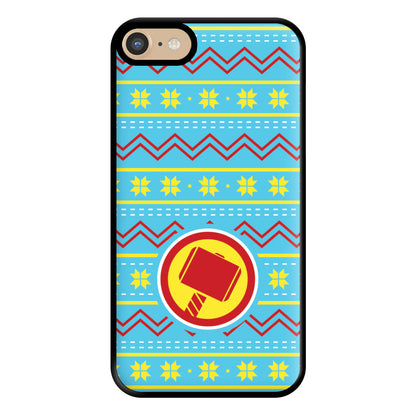 Hammer Christmas Pattern Phone Case for iPhone 6 / 7 / 8 / SE