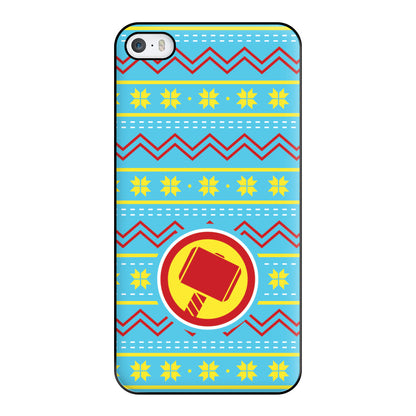 Hammer Christmas Pattern Phone Case for iPhone 5 / 5s / SE 2016