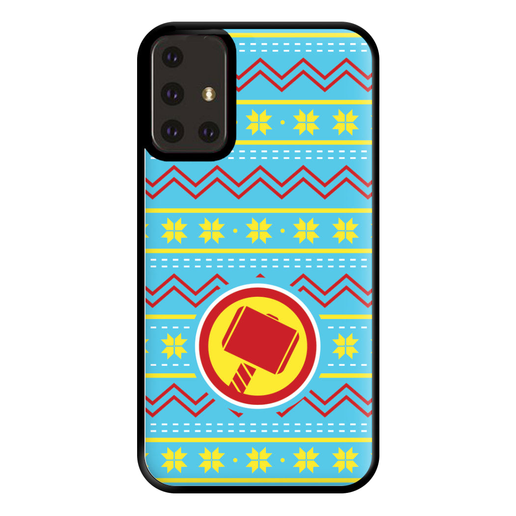 Hammer Christmas Pattern Phone Case for Galaxy A71