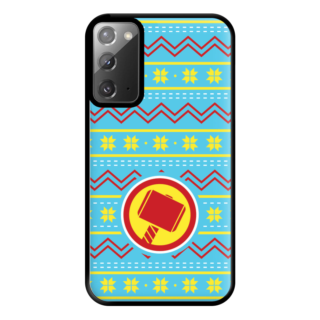 Hammer Christmas Pattern Phone Case for Galaxy Note 20 Ultra