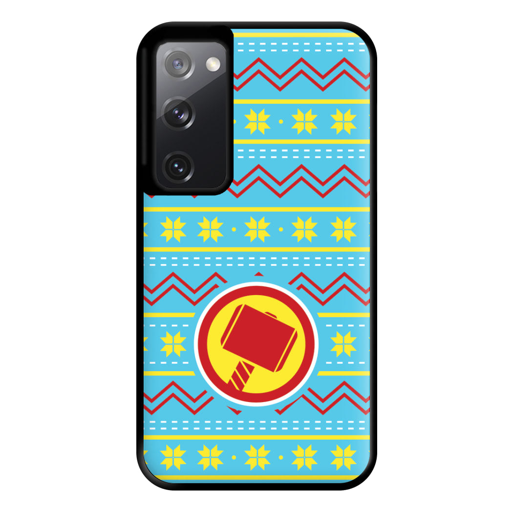 Hammer Christmas Pattern Phone Case for Galaxy S20FE