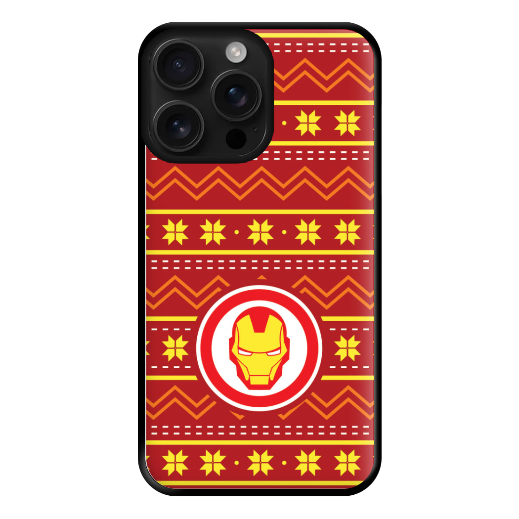 Iron Christmas Pattern Phone Case