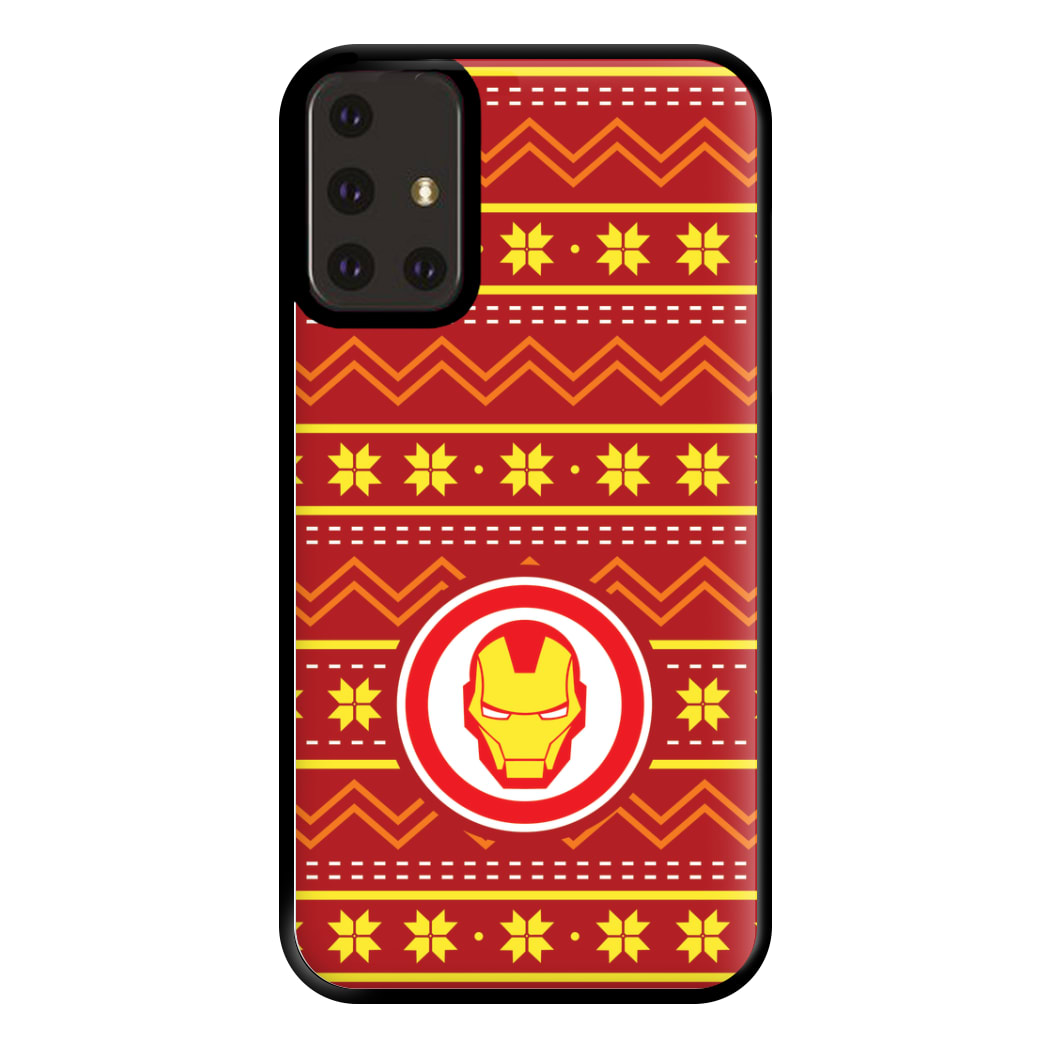 Iron Christmas Pattern Phone Case for Galaxy A71