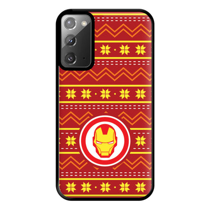 Iron Christmas Pattern Phone Case for Galaxy Note 20 Ultra