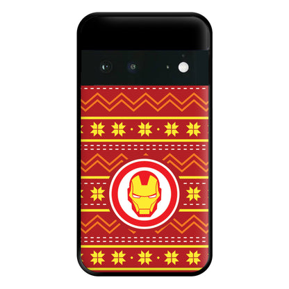 Iron Christmas Pattern Phone Case for Google Pixel 6a