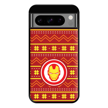 Iron Christmas Pattern Phone Case for Google Pixel 8 Pro