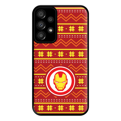 Iron Christmas Pattern Phone Case for Galaxy A33