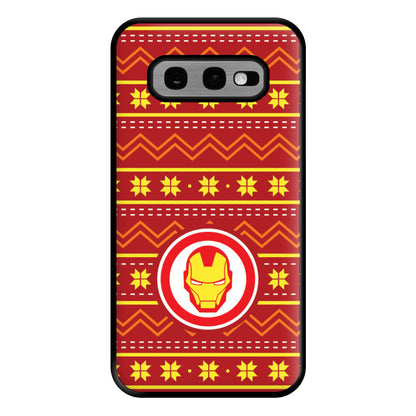 Iron Christmas Pattern Phone Case for Galaxy S10e