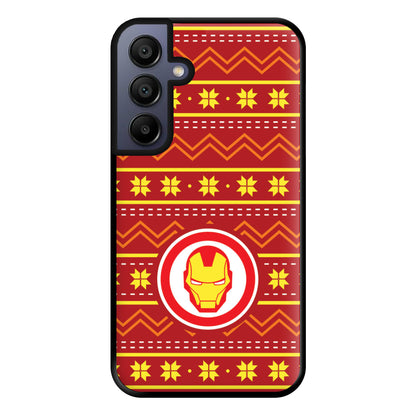 Iron Christmas Pattern Phone Case for Galaxy A15