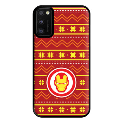 Iron Christmas Pattern Phone Case for Galaxy A41